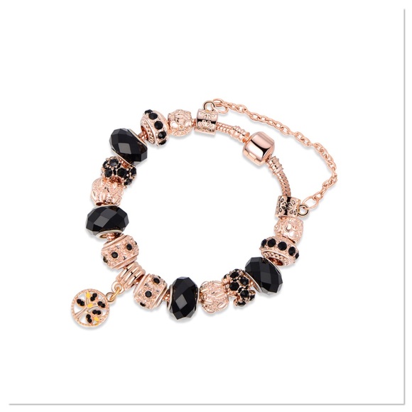 Boutique Jewelry - Cubic Zirconia Charm Bracelet